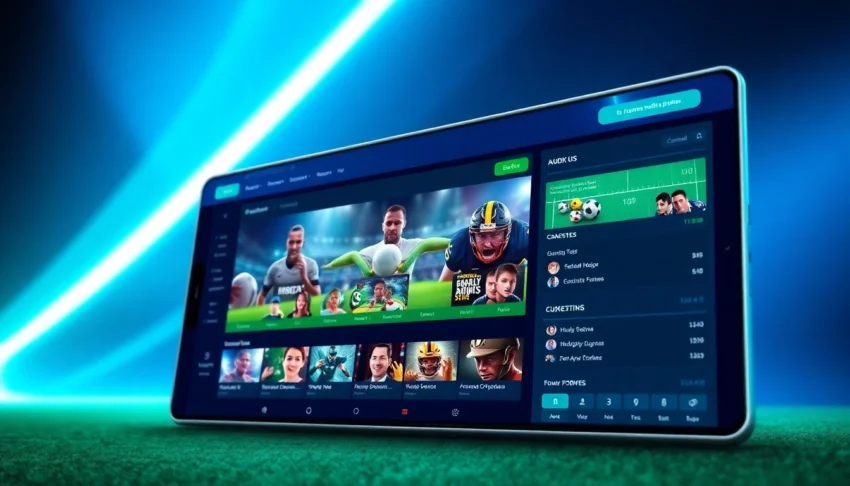 Engaging image of a fairplay club online betting site on a device screen, highlighting user interface and sports betting features for accessibility and engagement.
