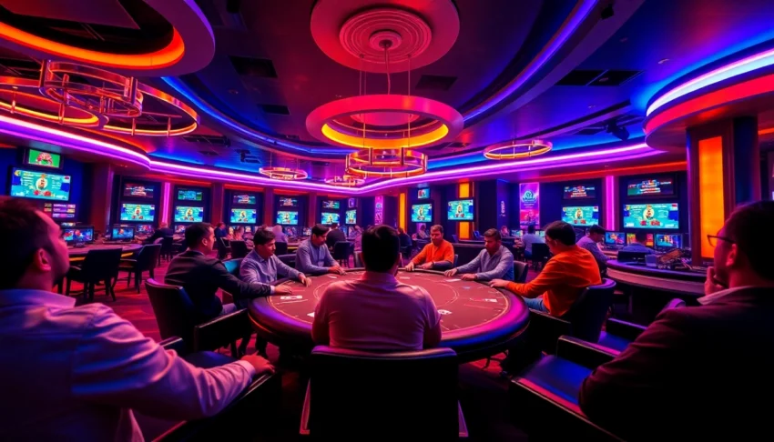 Pokerbros Paradise Union online poker community with engaged players and vibrant cards and chips