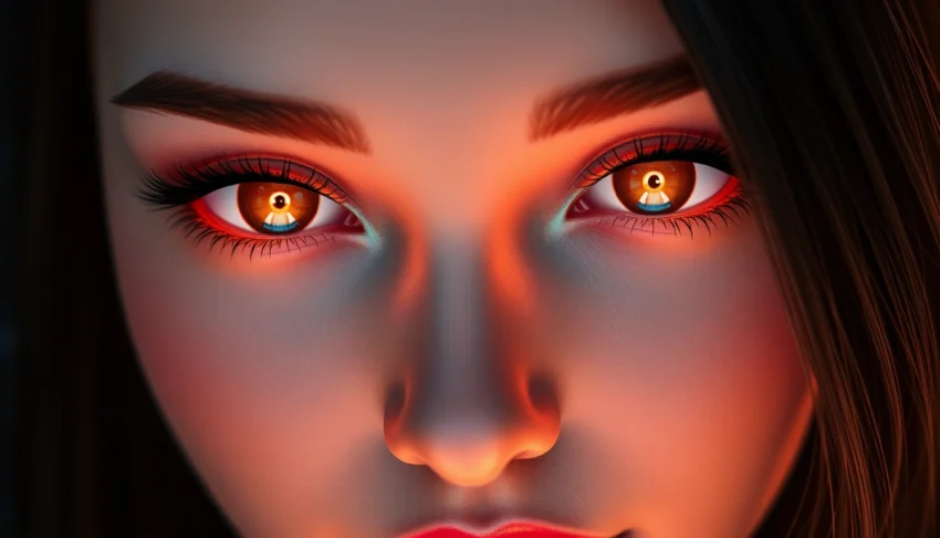 An AI girlfriend engaging in deep, unfiltered chat — realistic, intimate AI interaction with vivid expressions.