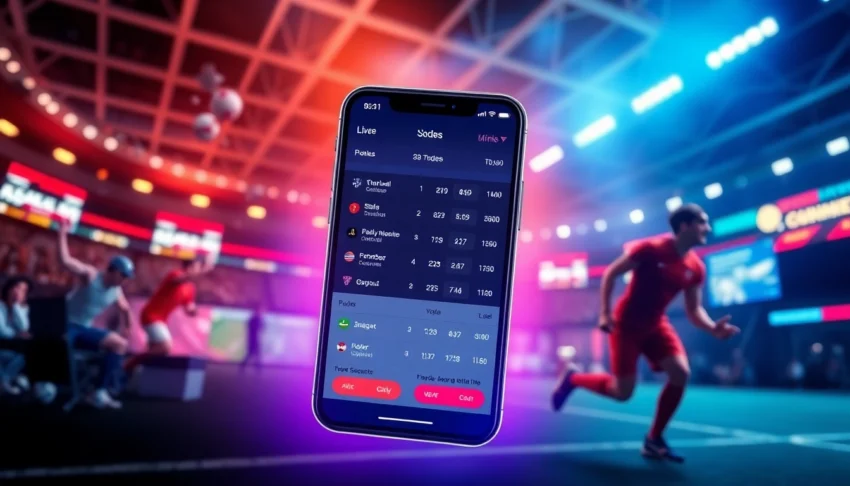 Fairplay online: user placing live sports bet via mobile app with real-time odds and engaging visuals.