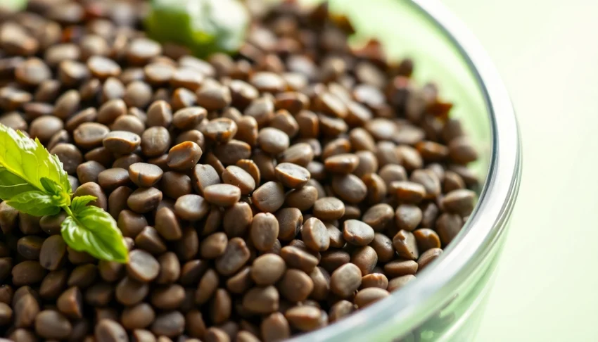 Basil Seeds Clear Image Showing Fresh Organic Basil Seeds for Cooking and Health Benefits